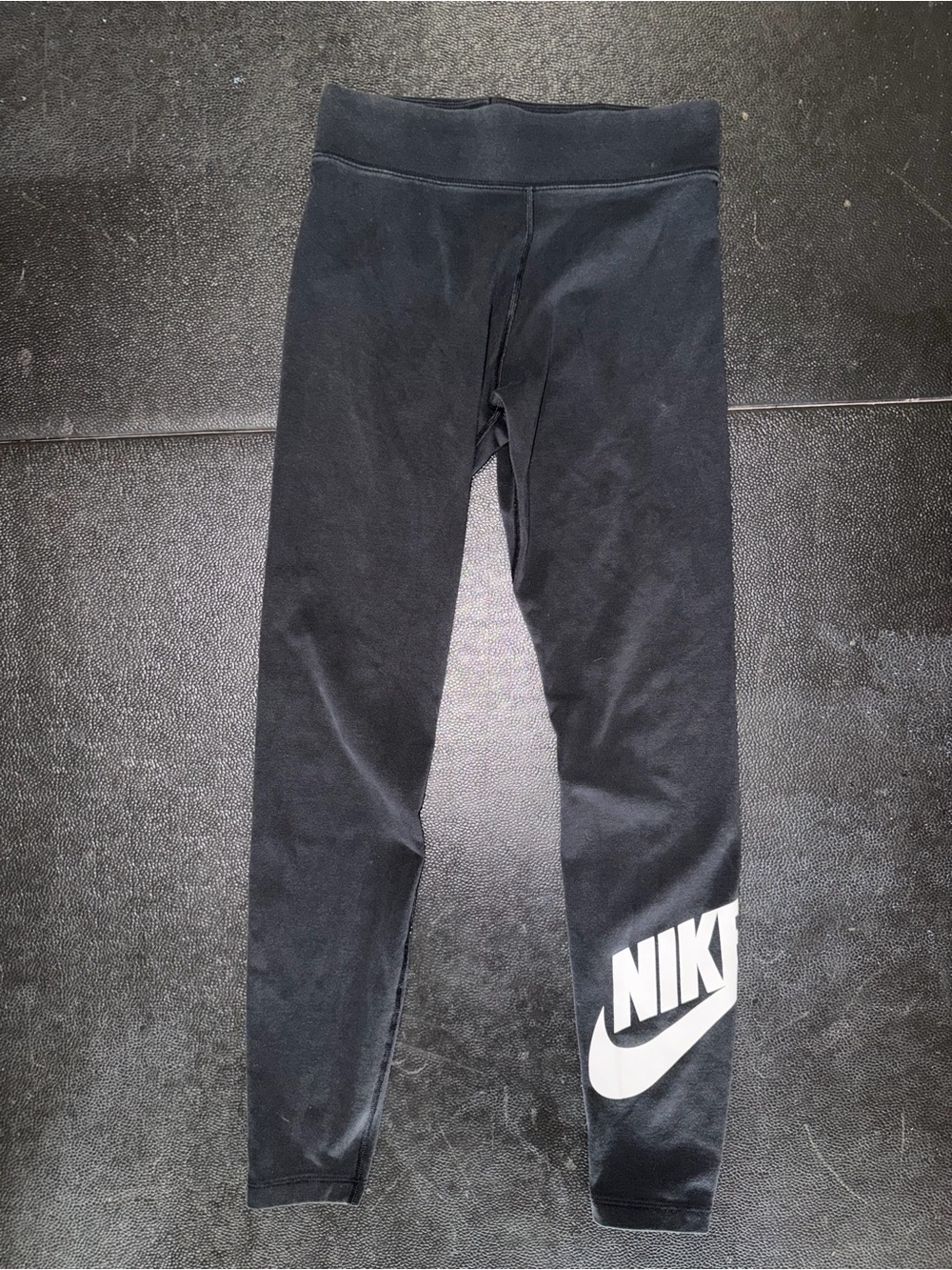 Nike Black Leggings with White Logo
